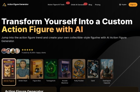 Action Figure Generator – AI动作人偶生成