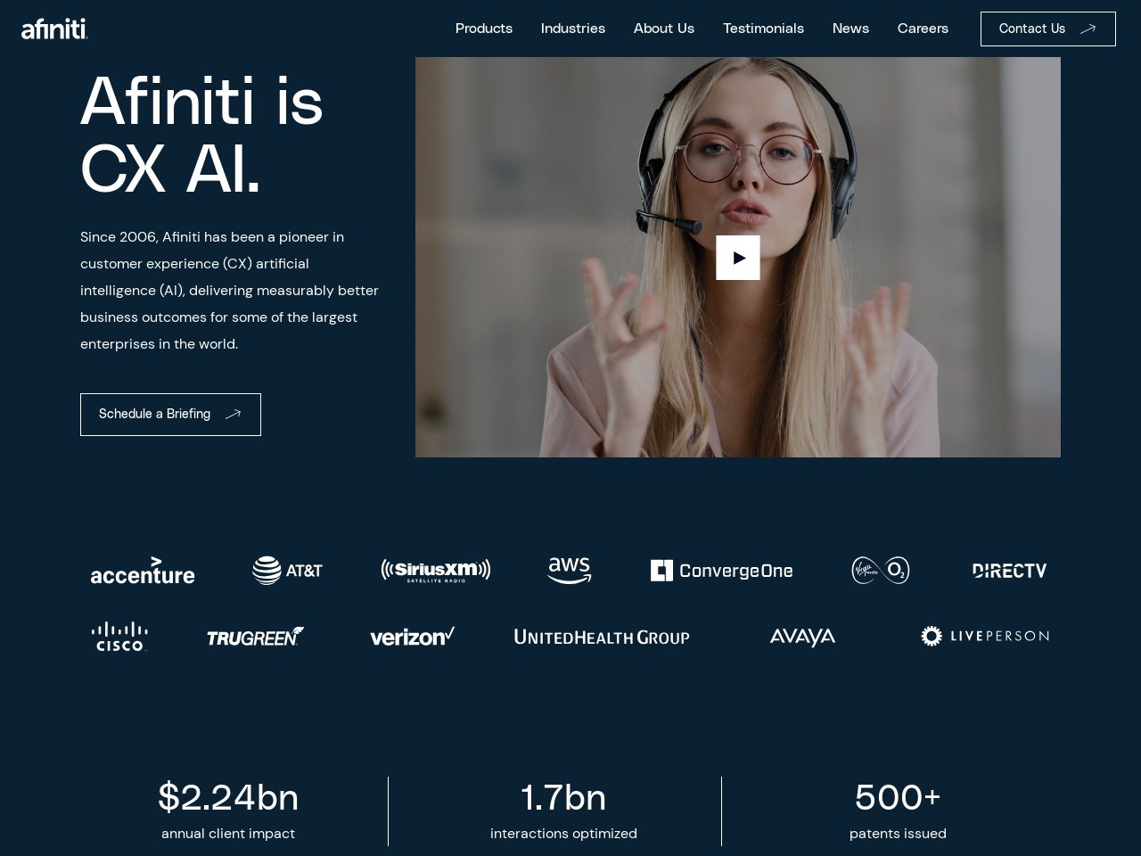 Afiniti CX AI官网 – 优化客户互动，提升商业成果