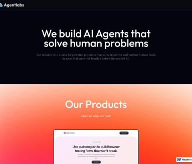AgentLabs官网 – 快速构建聊天式AI助手的服务