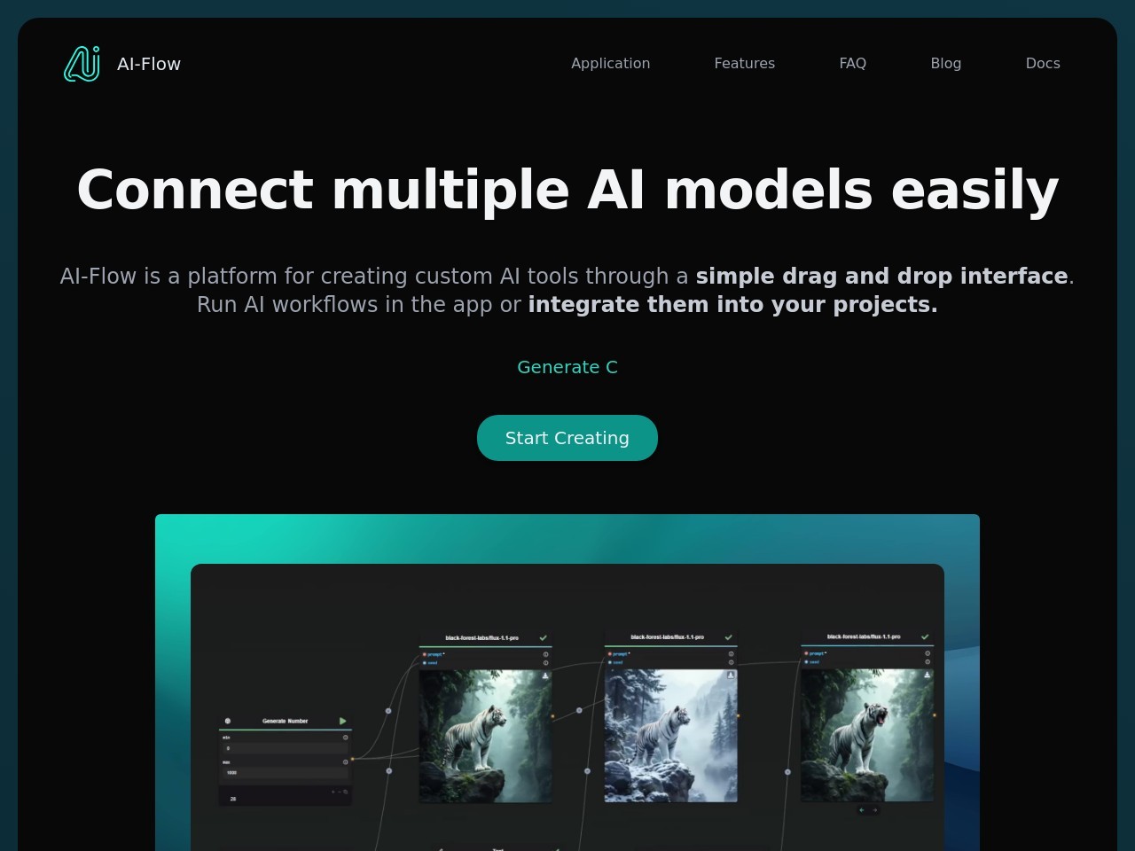 AI-Flow官网 – 轻松连接多个AI模型