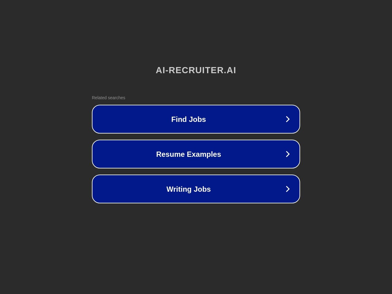 AI Recruiter官网 – 智能化的招聘助手
