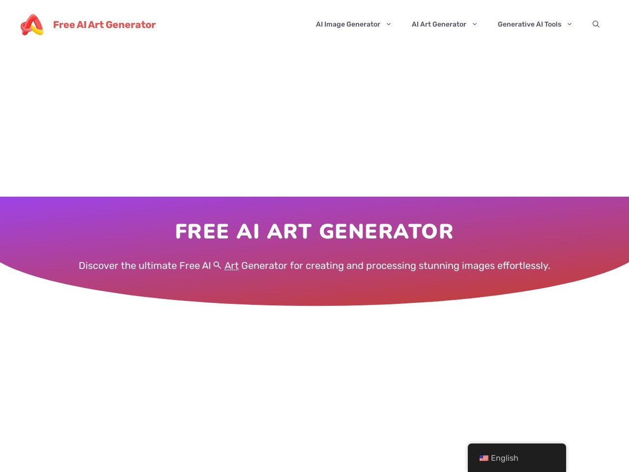 AI Art Generator | 100% Free官网 – 将文字转为AI生成艺术作品