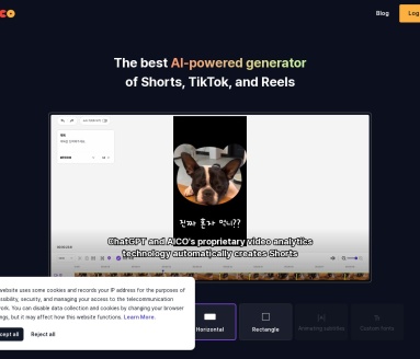 AICO官网 – AI驱动的视频编辑服务