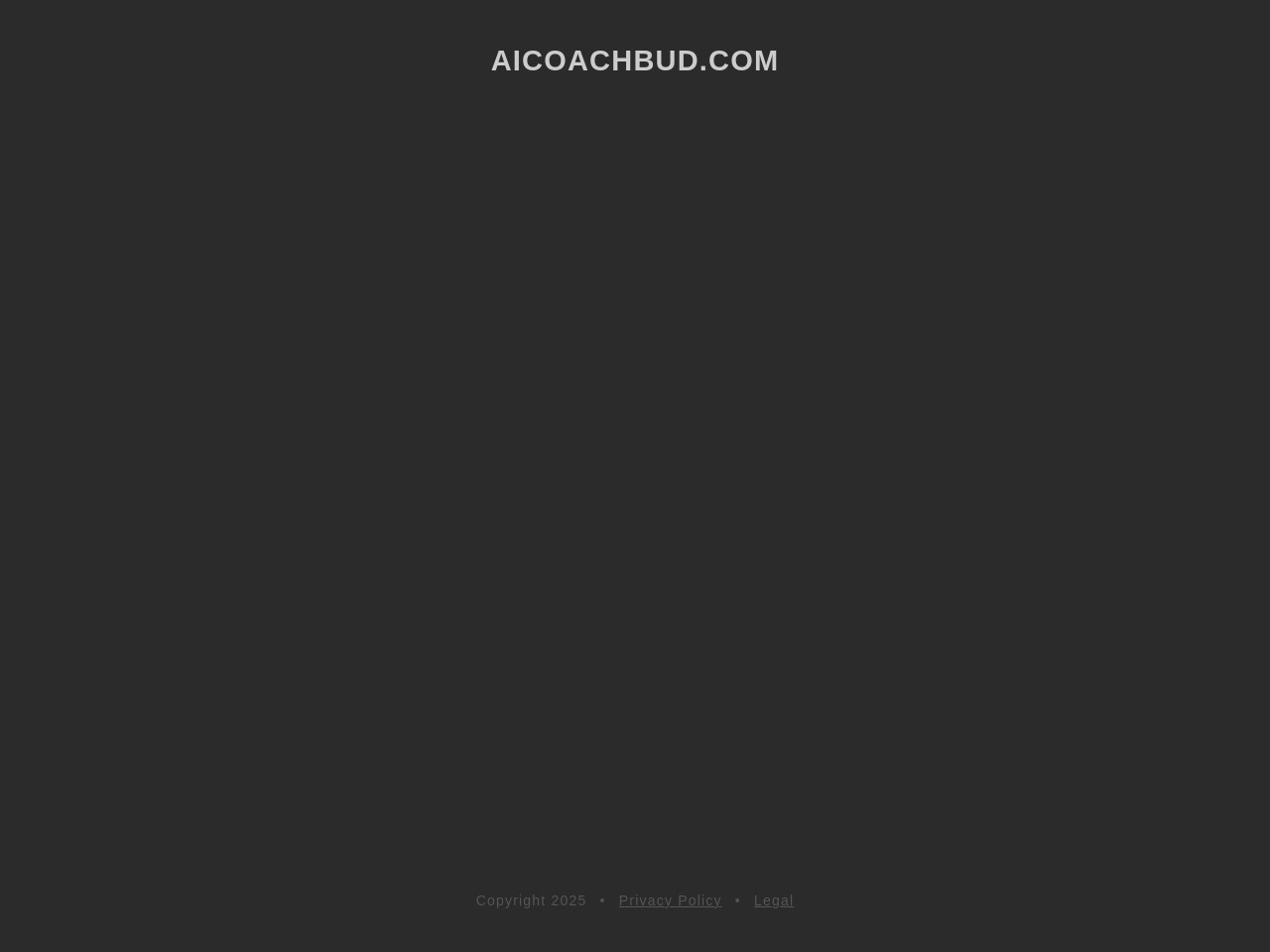 AI Coach Bud官网 – 智能激励教练，助力达成目标