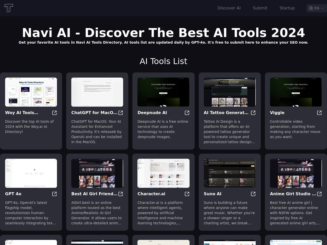 AI Navi官网 – 一站式AI工具平台