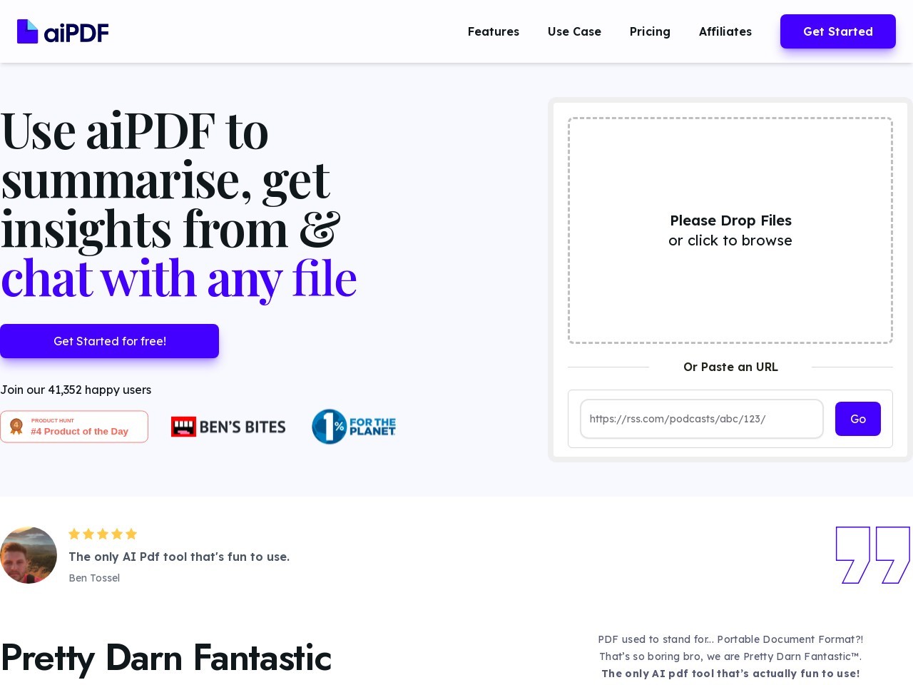 aiPDF官网 – 智能文档助手，快速提取信息