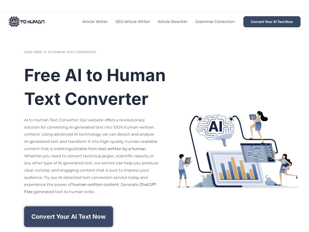 AI to Human官网 – 将AI生成文本转化为人类可读内容