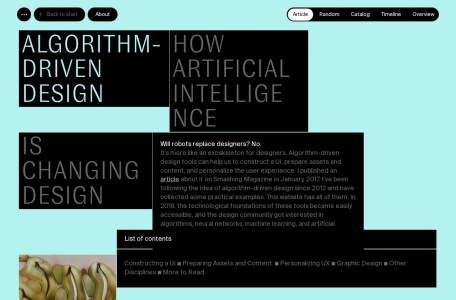 Algorithm-Driven Design