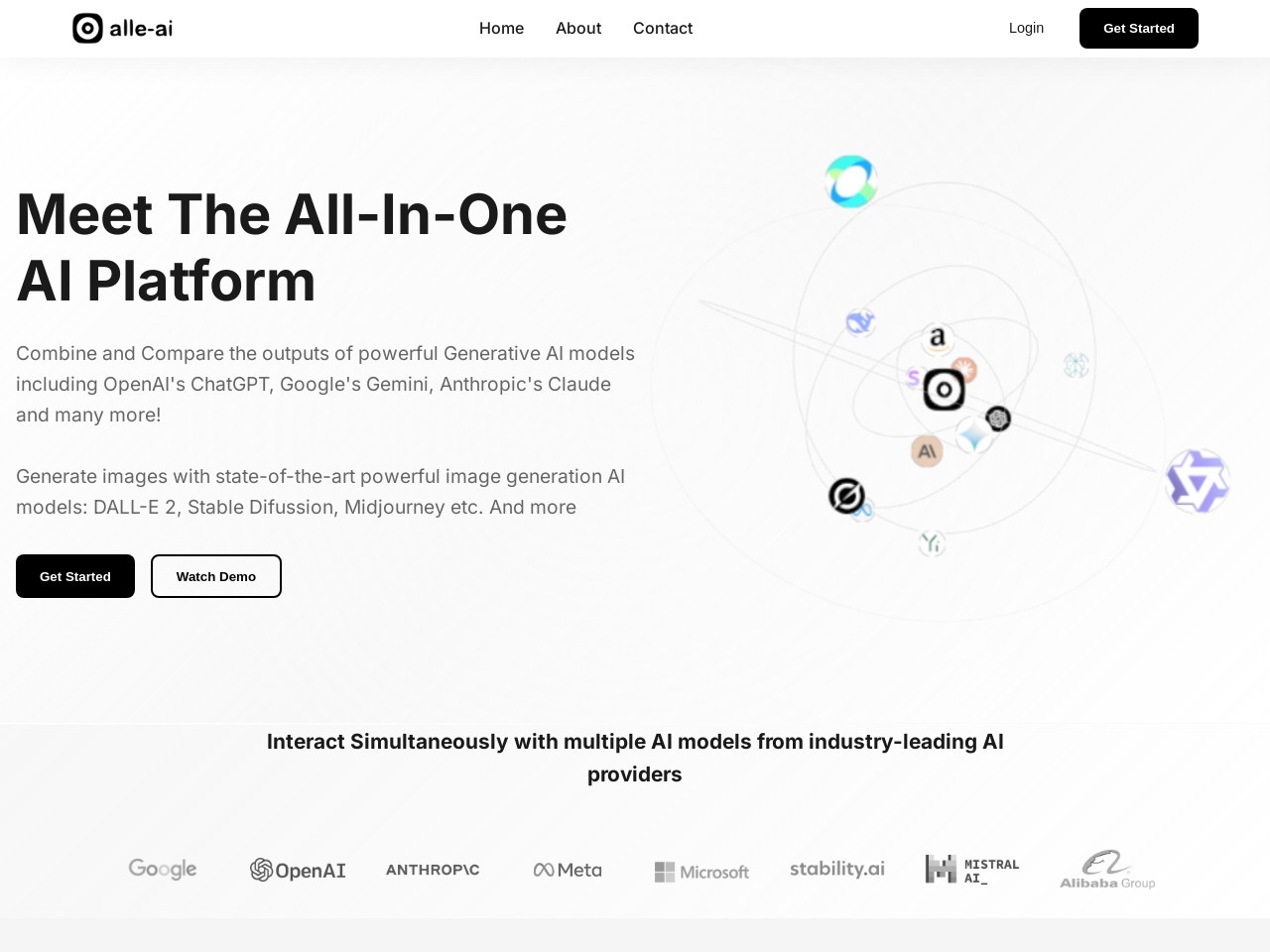Alle-AI官网 – 多种AI模型的综合平台