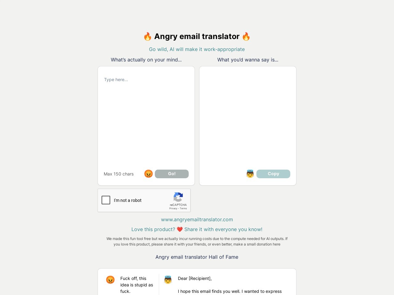 Angry Email Translator官网 – 让愤怒邮件变得礼貌专业
