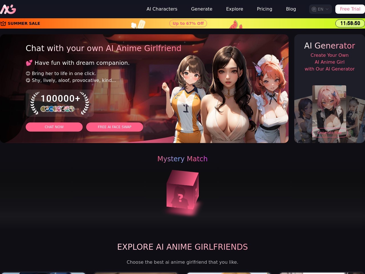 Anime Girl官网 – 探索动漫艺术的创意平台