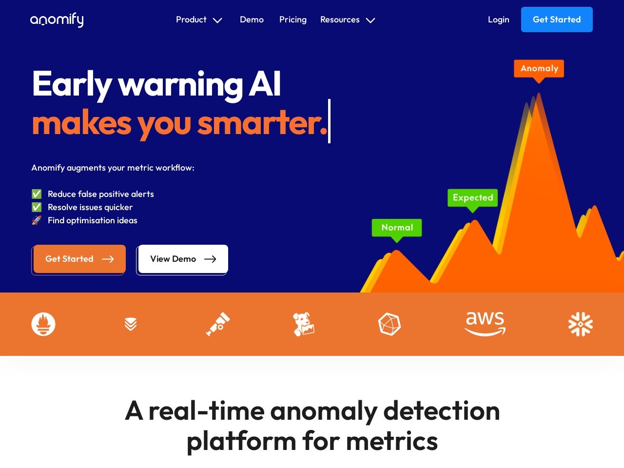 Anomify官网 – 实时异常检测AI