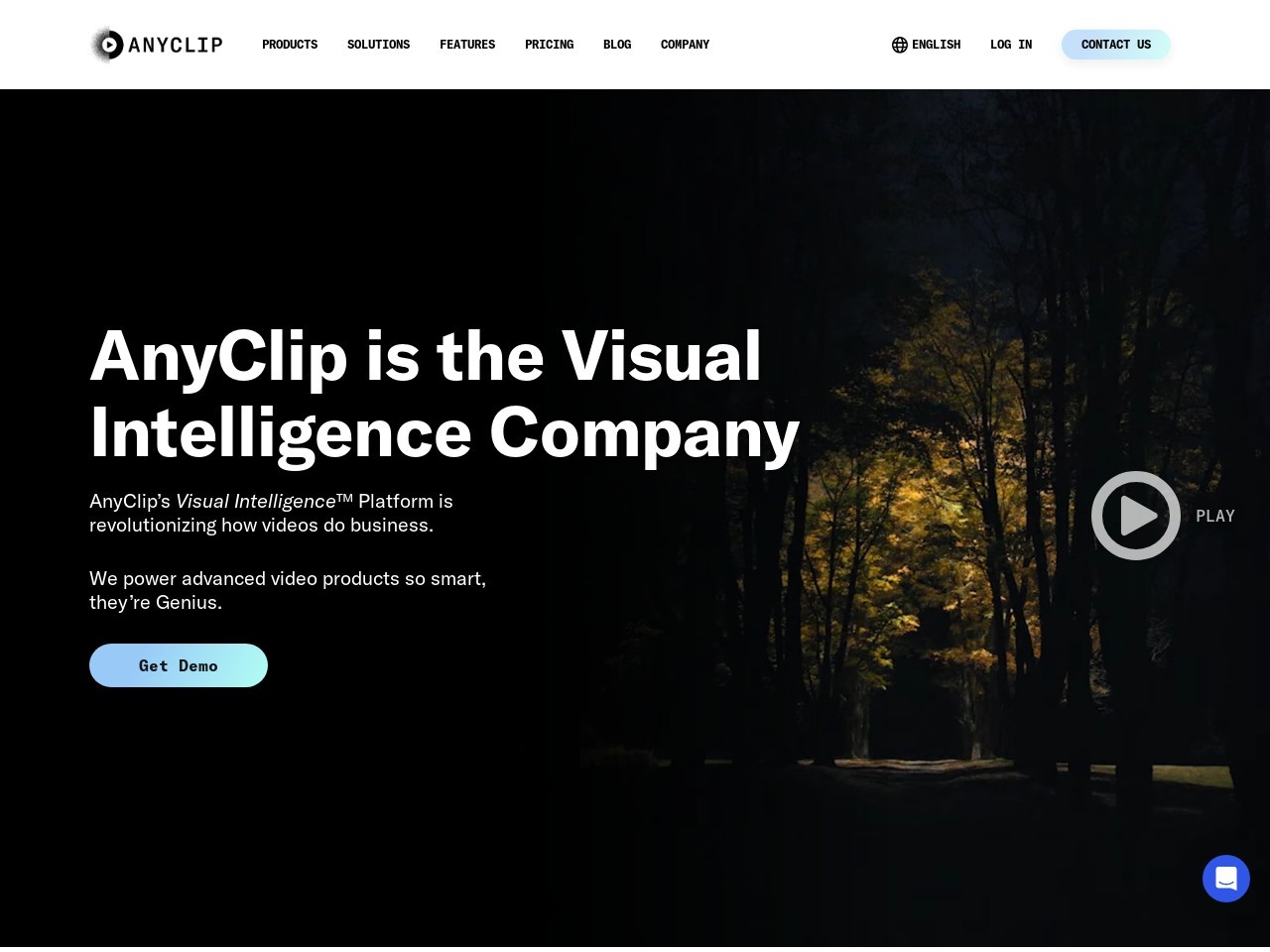 AnyClip, The Genius Platform官网 – AI驱动的视频管理平台