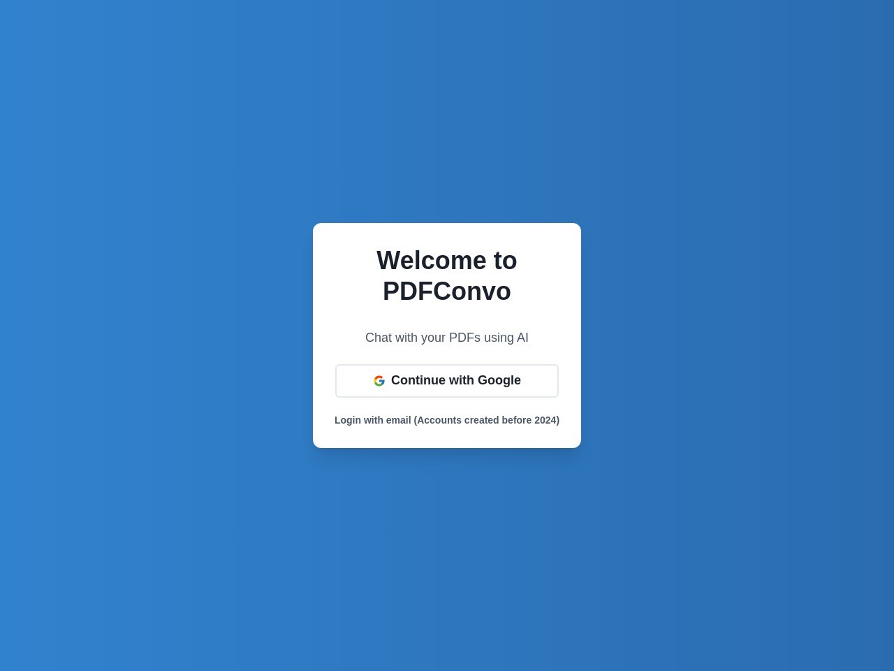 PDFConvo chat with your pdf官网 – 与PDF互动对话的平台