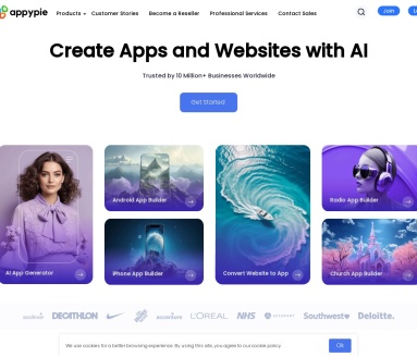 Appy Pie官网 – 无代码应用开发平台