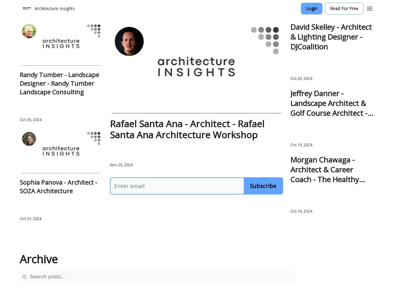 Architecture Insights官网 – 面向建筑行业的AI资讯