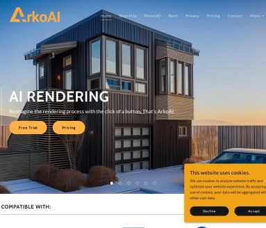 Arko AI 3D模型AI云渲染工具软件