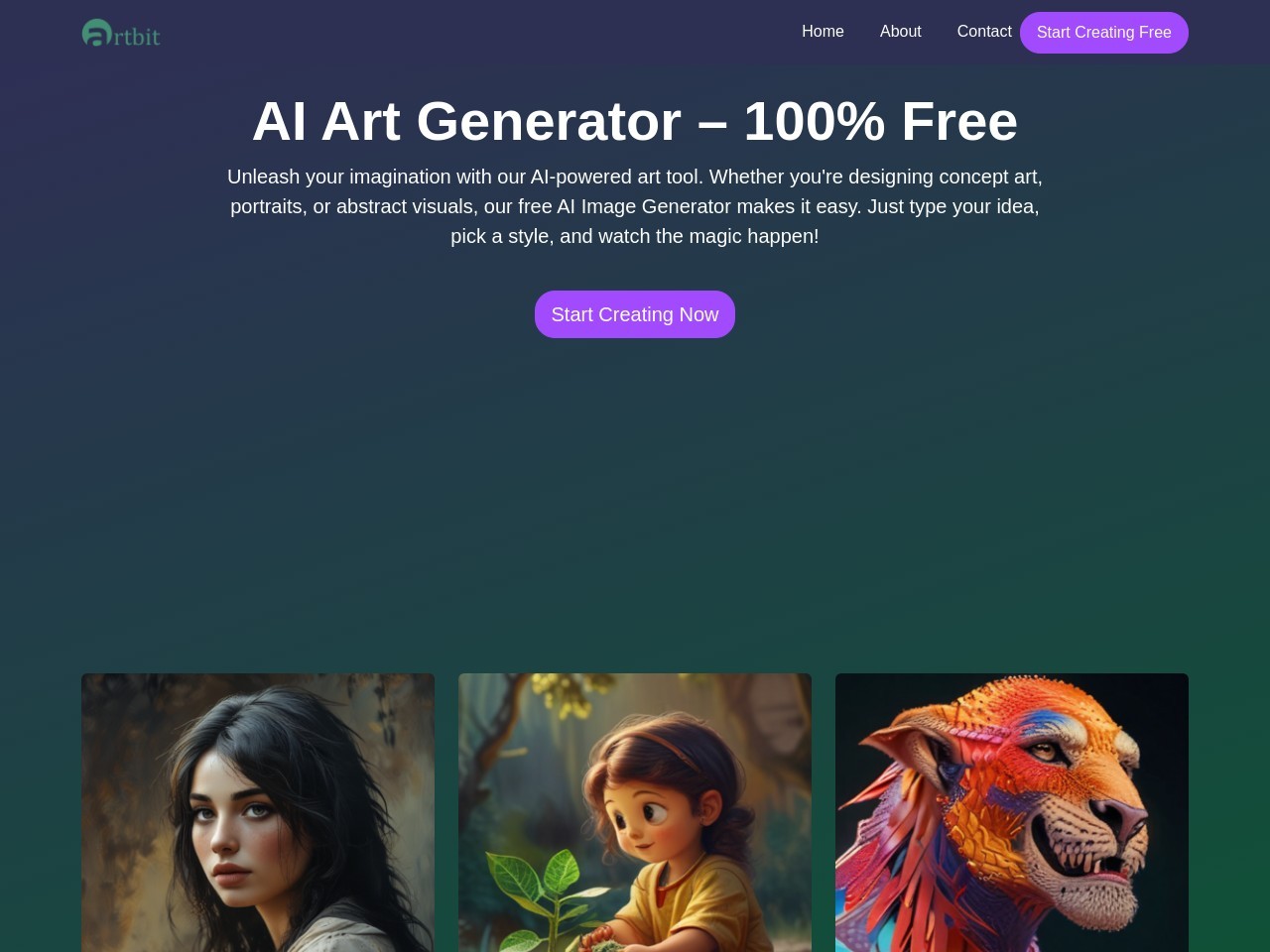 Artbit.ai官网 – 前沿的AI创意工具