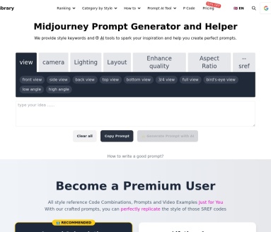 Midjourney SREF Codes Library