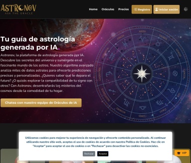 Astronov官网 – AI驱动的占星网站