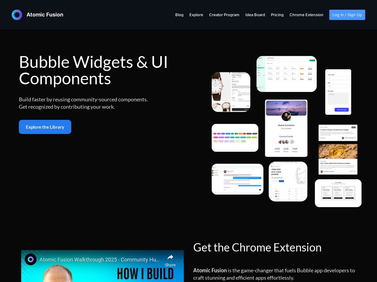 Atomic Fusion: AI Copy for Bubble Pages官网 – 加速Bubble开发的终极工具