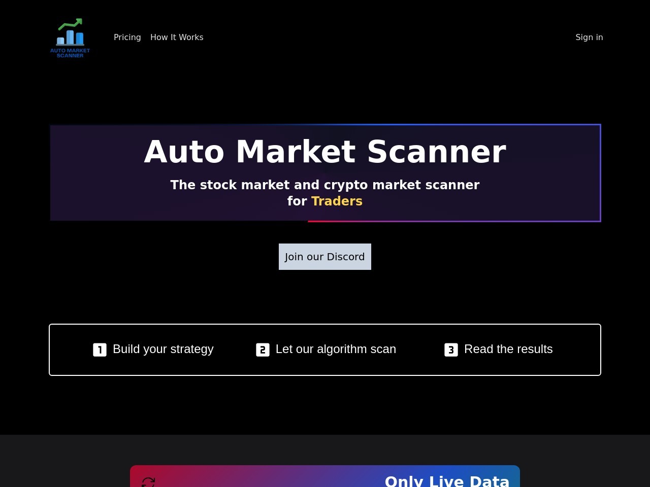 Auto Market Scanner-自动化市场扫描工具