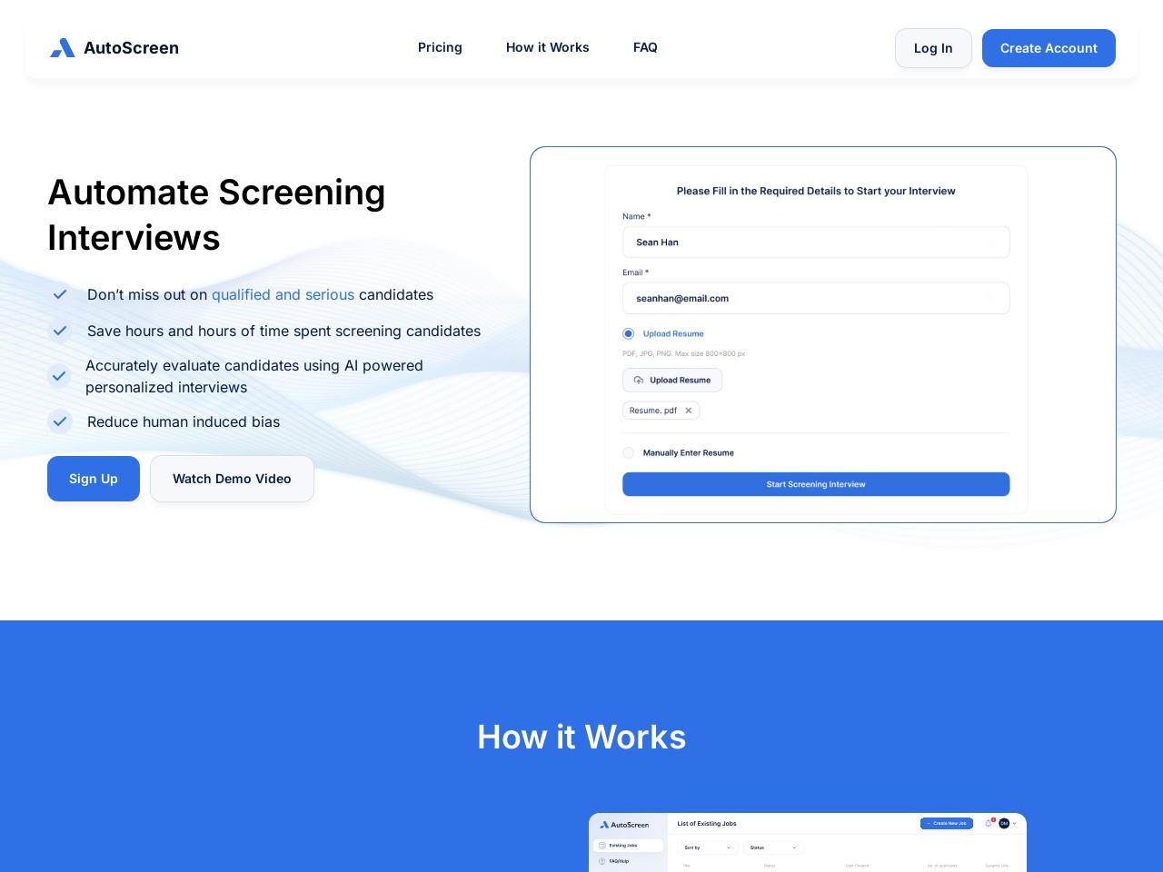 Autoscreen官网 – 简化招聘流程的工具