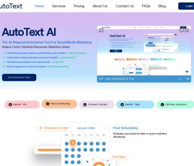 AutoText AI官网 – 全方位AI驱动的数字营销工具