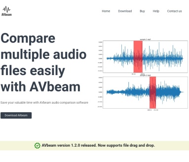 AVbeam官网 – 音频文件匹配工具