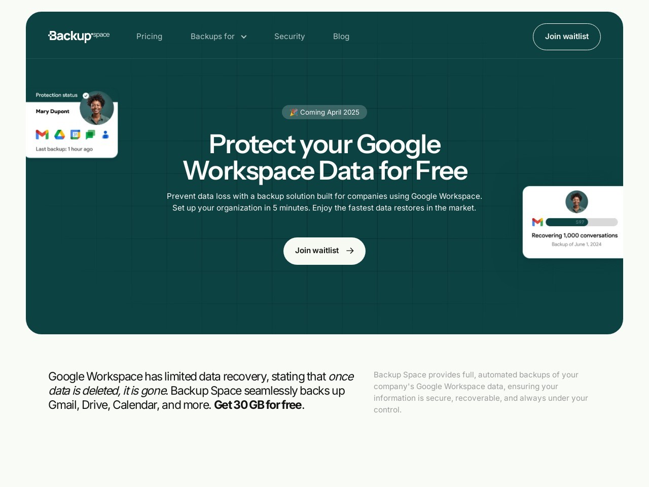 Backup Space官网 – 智能备份解决方案