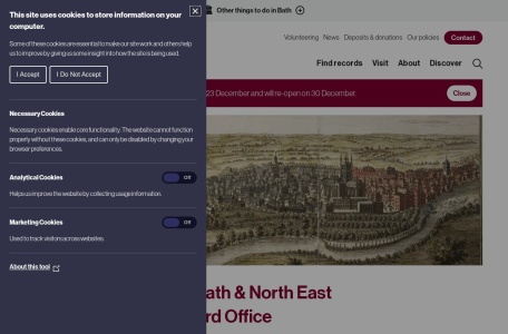 BATH Record Office官网