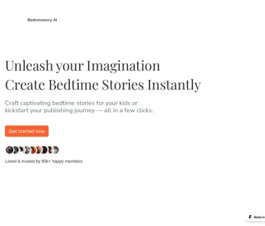 BedtimeStory AI