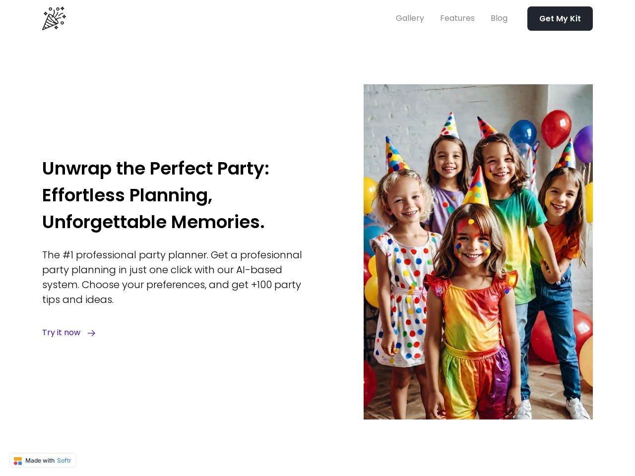 Partykit官网 – 专业的AI派对策划工具
