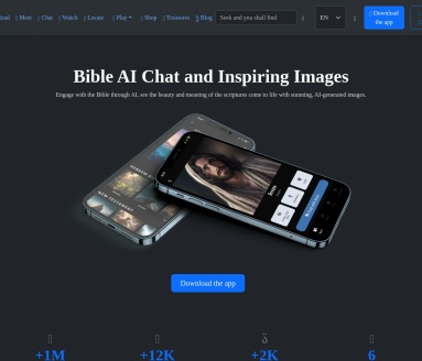 BiblePics官网 – 通过AI生成图像体验圣经的独特网站