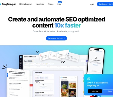 BingBangAI官网 – 高效生成优质内容的AI平台