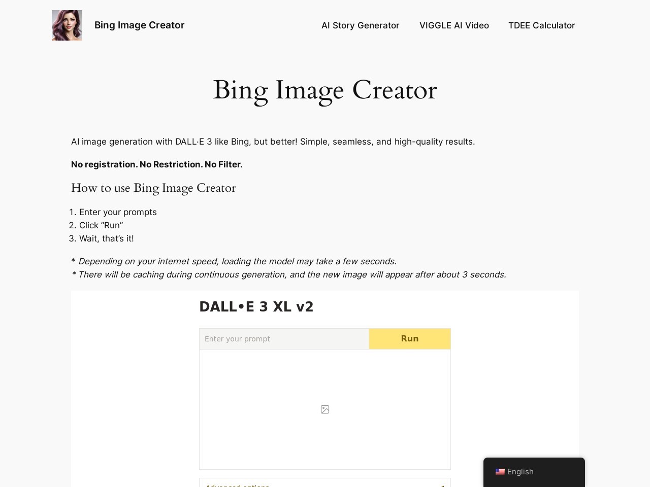 Bing Image Creator｜Better & Easier官网 – 简单高效的AI图像生成工具