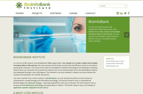 生物信息银行研究所官网