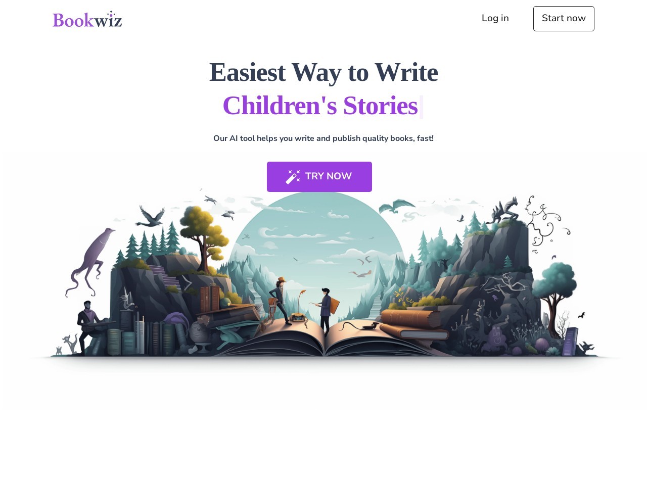 Bookwiz官网 – AI助力写作，轻松创作书籍