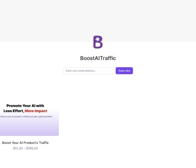 Boost AI Traffic