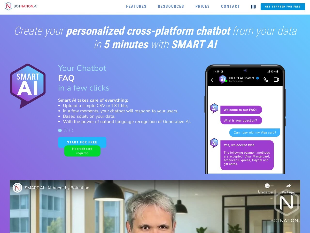 Botnation | No. 1 Agency for chatbot creation and development官网 – 聊天机器人创建与开发的领先机构