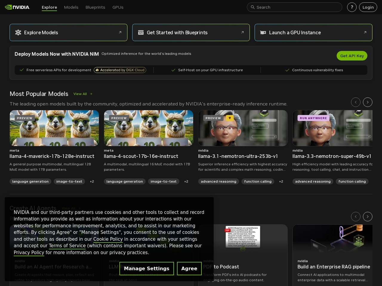 NVIDIA NIM官网 – 企业级AI部署平台