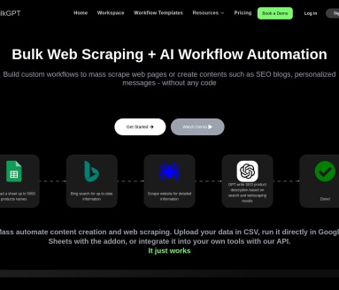 BulkGPT.ai官网 – 高效批量处理ChatGPT请求