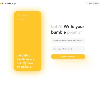 Bumble Prompts