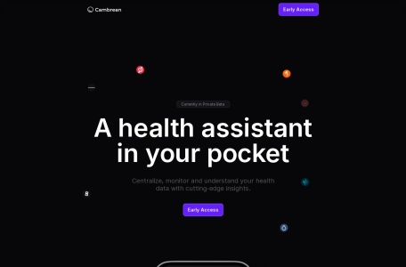 Cambrean (Beta)官网 – 口袋里的健康助手