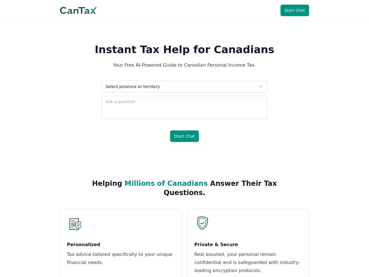 CanTax官网 – 免费的加拿大个人所得税助手