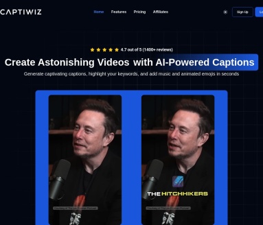 Captiwiz官网 – 终极转录与字幕生成器