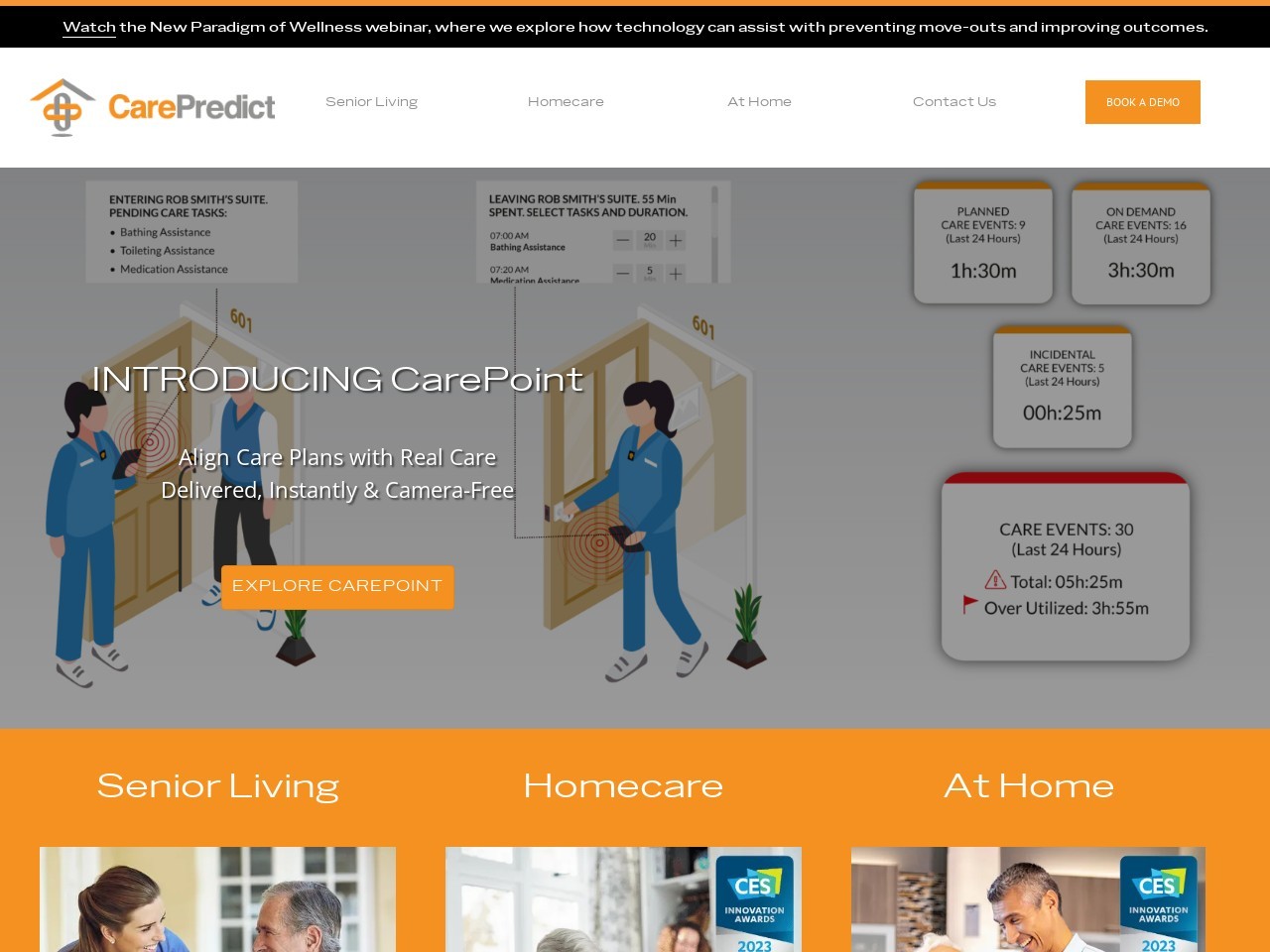 CarePredict官网 – 为老年人提供智能健康监测的数字平台