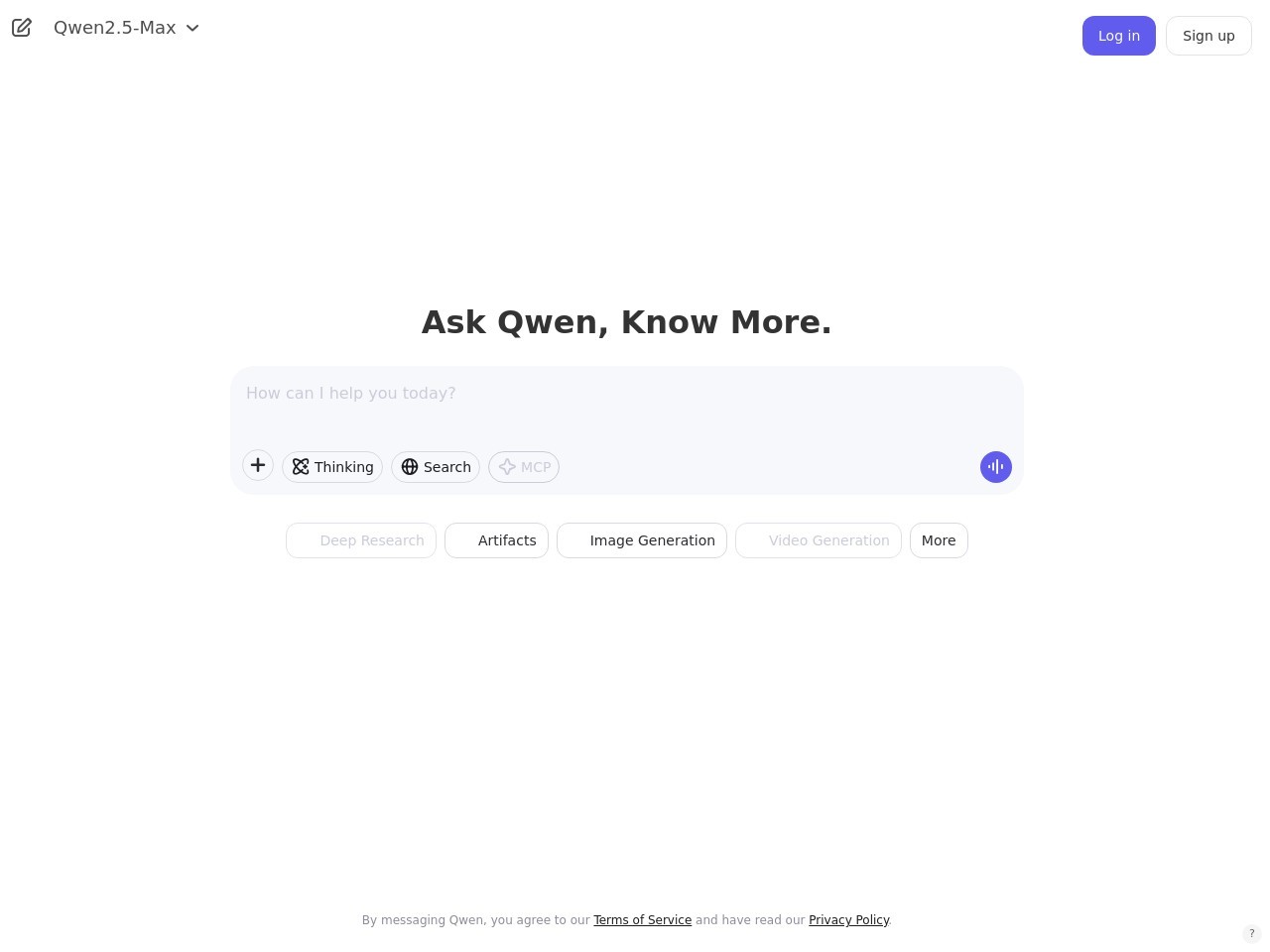 Qwen Chat官网 – 多功能对话AI平台