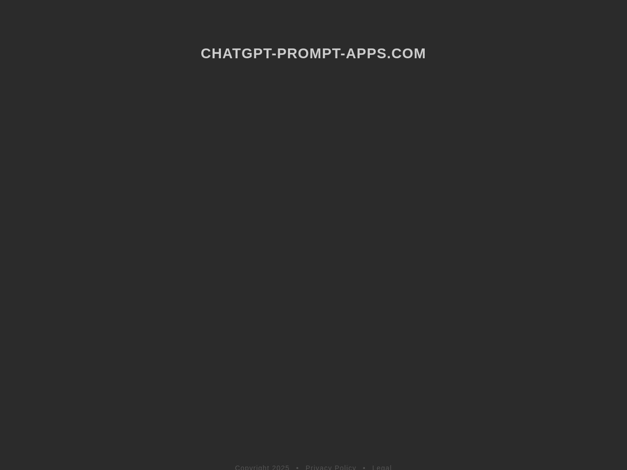 Prompt Apps官网 – 一站式多功能应用集合