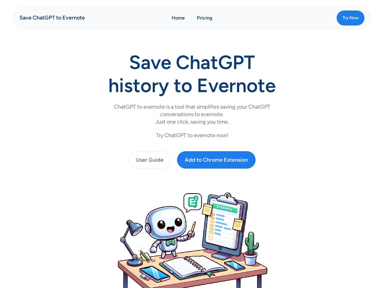 Save ChatGPT history to Evernote官网 – 一键保存ChatGPT对话到Evernote